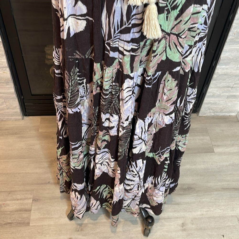 Dress Forum Floral Tropical Leaves Dress Size Small - Picture 5 of 6